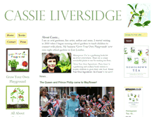 Tablet Screenshot of cassieliversidge.com